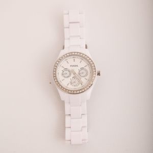 Fossil Ladies Stella All White Watch